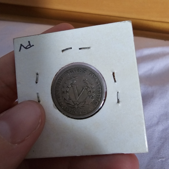 1912 D Liberty Head V Nickel 5 Cent Piece- Denver, Fine/VF Details - Picture 2 of 2